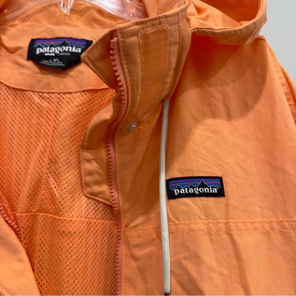 Patagonia Orange Hooded Jacket - Picture 6 of 11